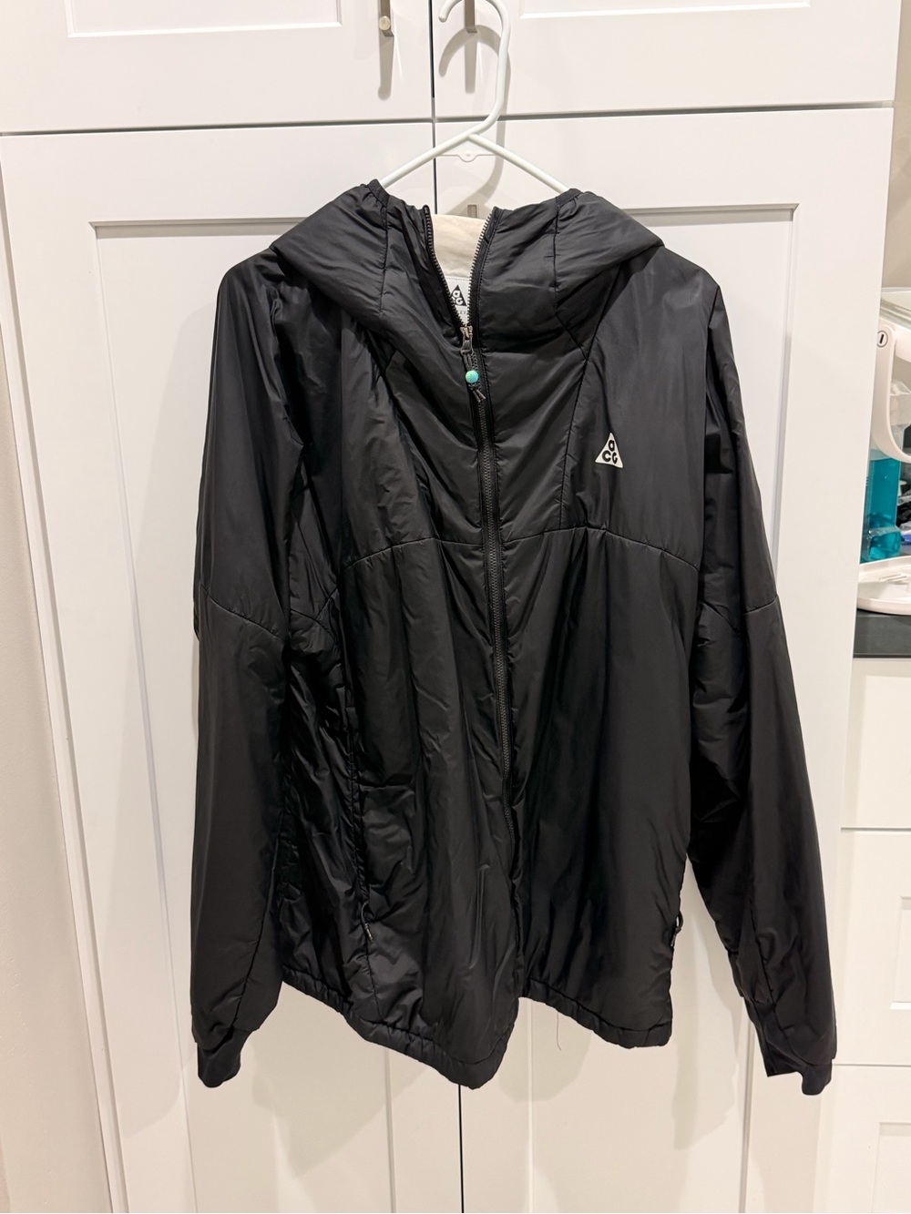 Nike ACG Black Hooded Puffer Jacket